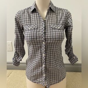 2/$20❤️- SHIRT | Women’s Eddie Bauer plaid shirt size XS